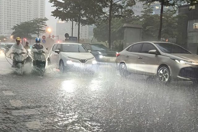 Miền Bắc bước vào cao điểm mưa lớn